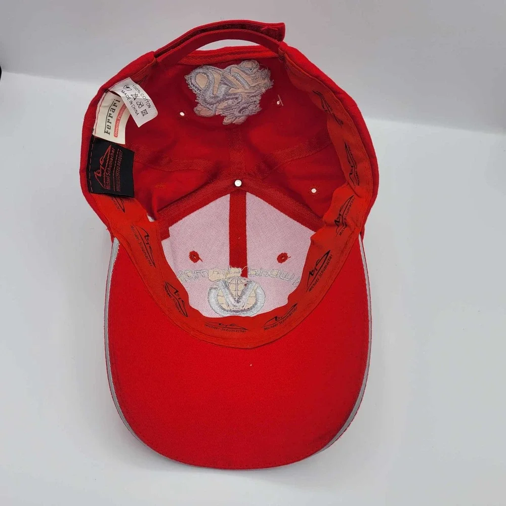 Michael Schumacher Vintage Ferrari F1 Racing Strapback Hat